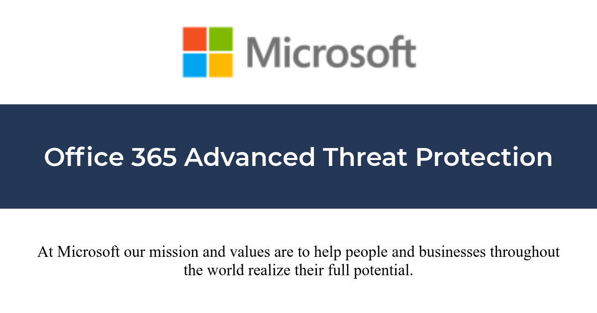Office 365 Advanced Threat Protection from Microsoft on MSP Navigator